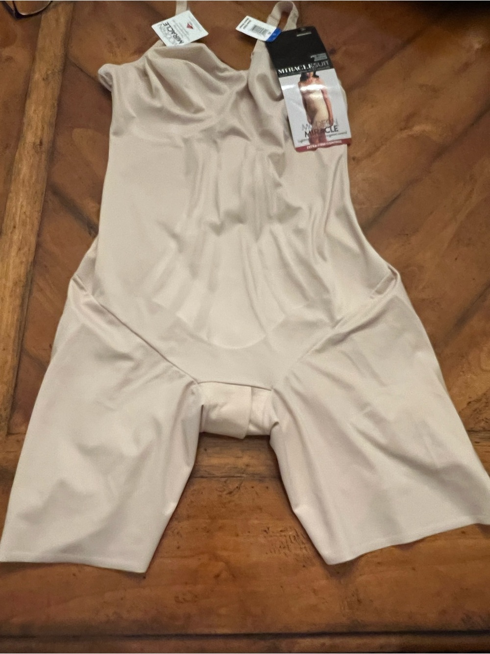 Miraclesuit Beige Full-Body Shaping Bodysuit